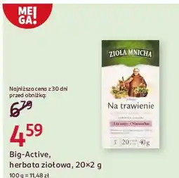 Rossmann Herbatka na trawienie Big-Active Zioła Mnicha oferta