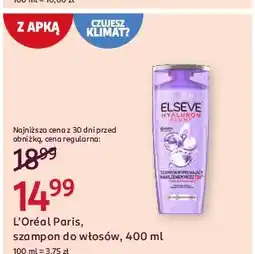 Rossmann Szampon do włosów L'oreal Elseve Hyaluron Plump oferta