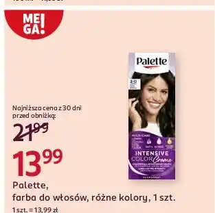 Rossmann Farba do włosów ciemny brąz 3-0 (n2) Palette Intensive Color Creme oferta