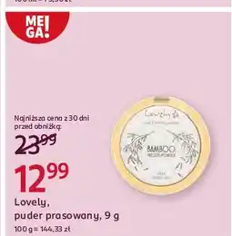 Rossmann Puder bambusowy matujący Lovely Bamboo oferta