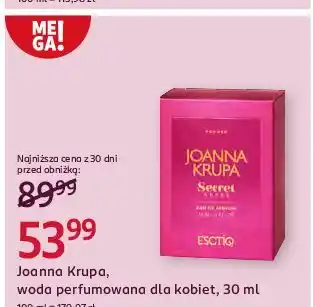 Rossmann Woda perfumowana Joanna Krupa Secret Sense oferta