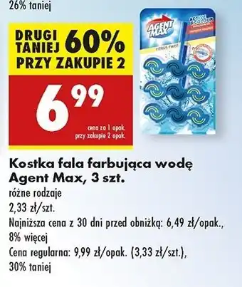 Biedronka Zawieszka do wc citrus twist Agent Max Active & Colour oferta