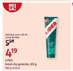 Rossmann Krem do golenia Lider Classic oferta