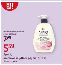 Rossmann Mydło w płynie nawilżające magnolia Apart Creamy Care oferta