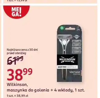 Rossmann Maszynka do golenia vintage Wilkinson Quattro oferta