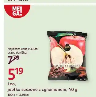 Rossmann Jabłko suszone z cynamonem Leo Dried Fruits oferta