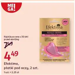 Rossmann Płatki pod oczy hialu-rose Efektima oferta