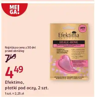 Rossmann Płatki pod oczy hialu-rose Efektima oferta