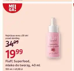 Rossmann Mleko do twarzy malina Fluff Superfood oferta