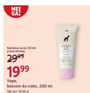 Rossmann Balsam do ciała creamy musk Yope oferta