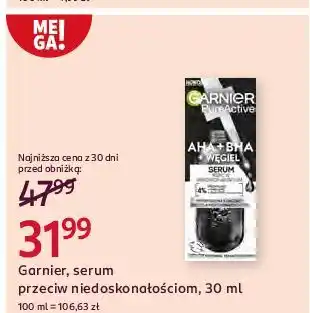 Rossmann Serum przeciw niedoskonałościom do twarzy Garnier Pure Active oferta