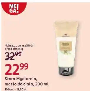 Rossmann Masło do ciała patchouli & white musk Stara Mydlarnia oferta