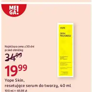 Rossmann Serum do twarzy resetujące Yope Skin Progress oferta