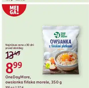 Rossmann Owsianka z fińskimi płatkami morela One Day More oferta