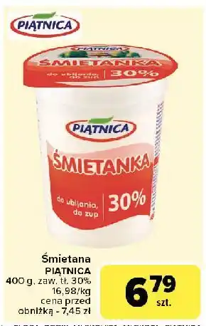 Carrefour Śmietanka 30% Piątnica oferta