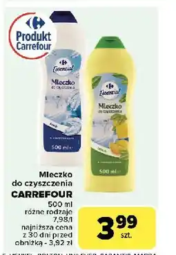 Carrefour Mleczko do czyszczenia lemon Carrefour Essential oferta