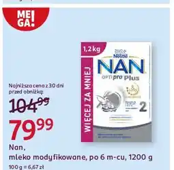 Rossmann Mleko 2 Nestle Nan Optipro Plus oferta