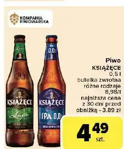 Carrefour Piwo Książęce Ipa oferta