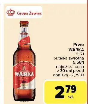 Carrefour Piwo Warka oferta