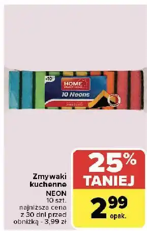 Carrefour Zmywaki kuchenne Home Sweet oferta