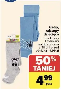 Carrefour Rajstopy dziecięce oferta