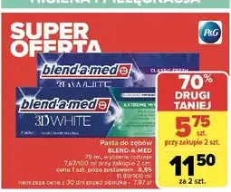 Carrefour Pasta do zębów extreme mint kiss Blend-A-Med 3D White oferta