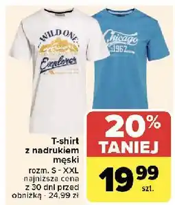 Carrefour T-shirt męski s-xxl oferta