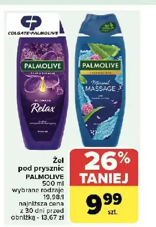 Carrefour Żel pod prysznic mineral massage Palmolive Thermal Spa oferta