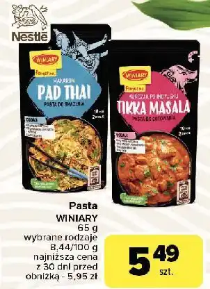 Carrefour Pasta tikka masala Winiary Pomysł Na oferta