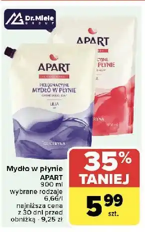 Carrefour Mydło w płynie róża zapas Apart Floral Care oferta