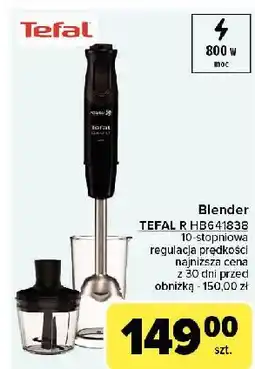 Carrefour Blender hb641838 Tefal oferta