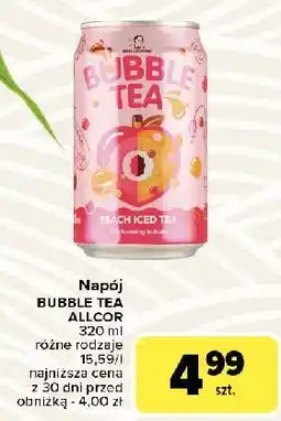 Carrefour Napój peach iced tea Madam Hong Bubble Tea oferta