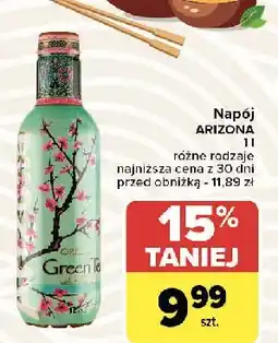 Carrefour Napój zielona herbata z miodem Arizona oferta