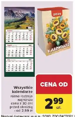 Carrefour Kalendarz zdzierak oferta