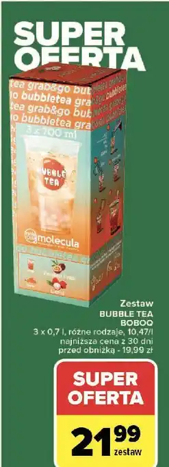 Carrefour Zestaw bubble tea Molecula oferta