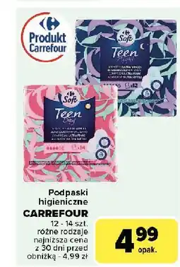 Carrefour Podpaski teen day Carrefour Soft oferta