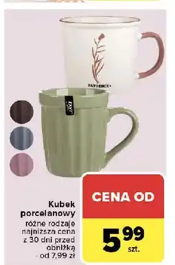 Carrefour Kubek porcelanowy Ravi oferta