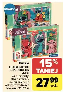 Carrefour Puzzle super color stitch Clementoni oferta