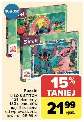 Carrefour Puzzle lilo & stich 180 el. Clementoni oferta