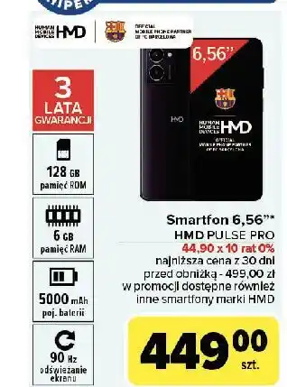 Carrefour Smartfon pulse pro 6.56 Hmd oferta