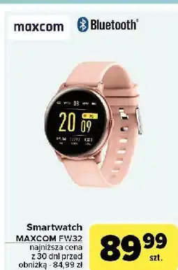 Carrefour Smartwatch fit fw32 neon różowy Maxcom oferta