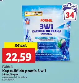 Lidl Formil kapsułki do prania 3 w 1 oferta