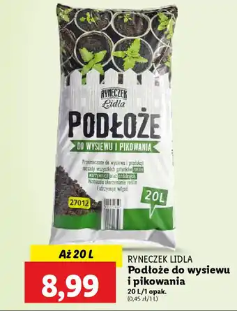 Lidl Ryneczek lidla podłoże do wysiewu i pikowania oferta