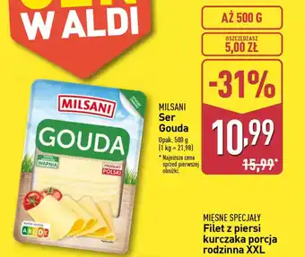 ALDI Milsani ser gouda oferta