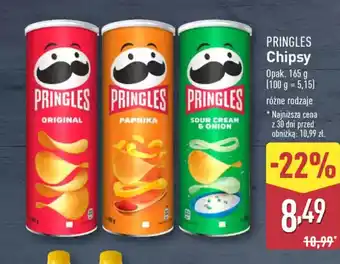 ALDI Pringles chipsy oferta