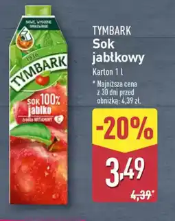 ALDI Tymbark sok jabłkowy oferta