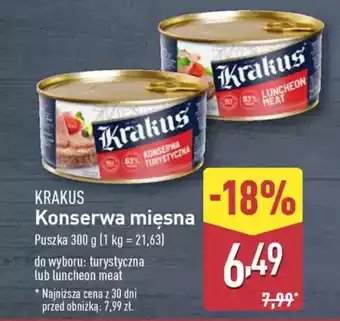 ALDI Krakus konserwa mięsna oferta