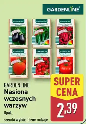 ALDI Gardenline nasiona wczesnych warzyw oferta