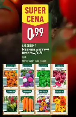 ALDI Gardenline nasiona warzyw/ kwiatów/ziół oferta