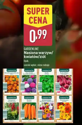 ALDI Gardenline nasiona warzyw/ kwiatów/ziół oferta